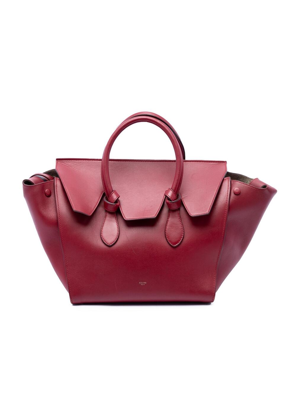 Celine Small Leather Tie Tote Pre-Loved #318923C75B